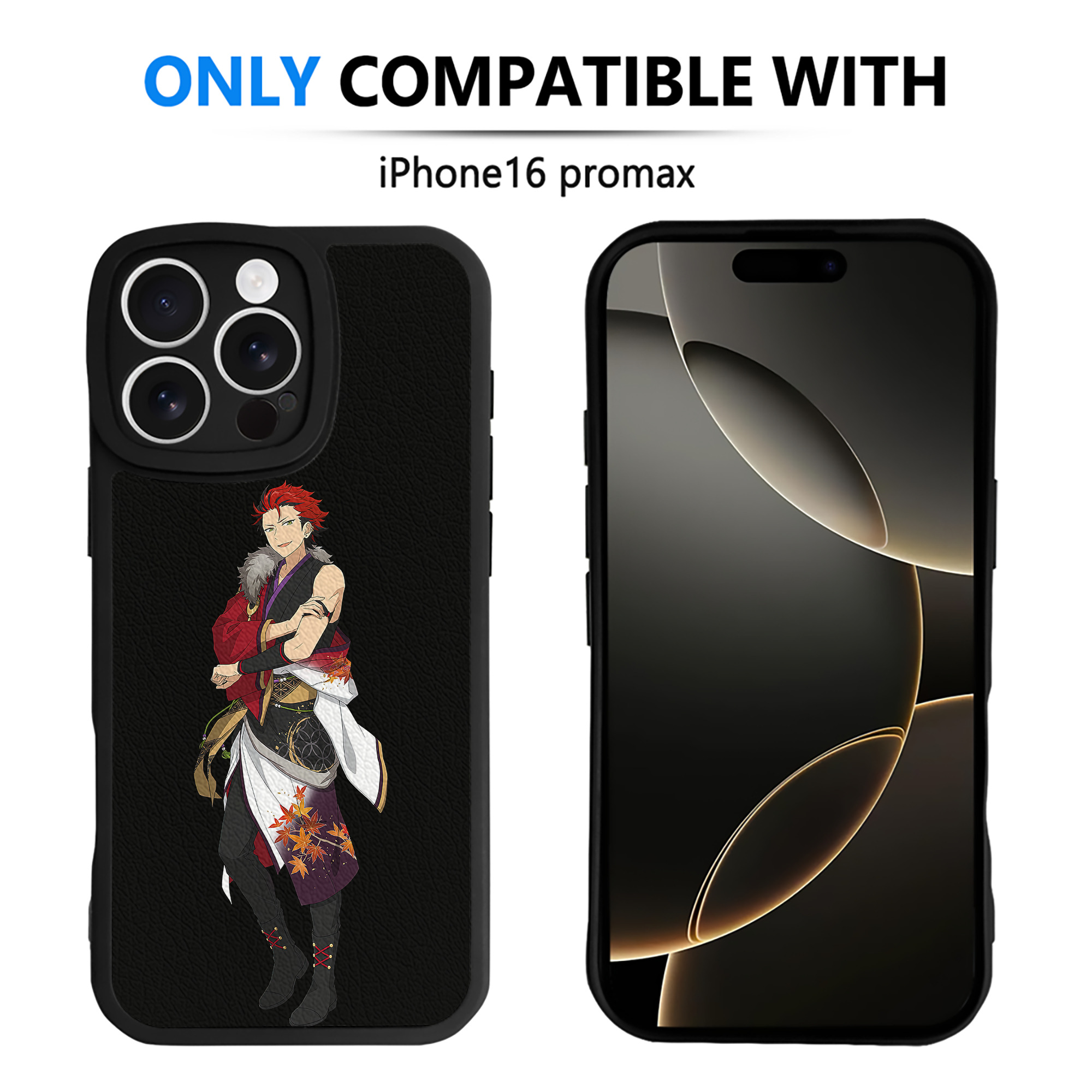 （画像用） あんさんぶるスターズ! Ensemble Stars 【iPhone 16シリーズ対応】シリコンスマホケース（レザー調） 材質：シリコン
